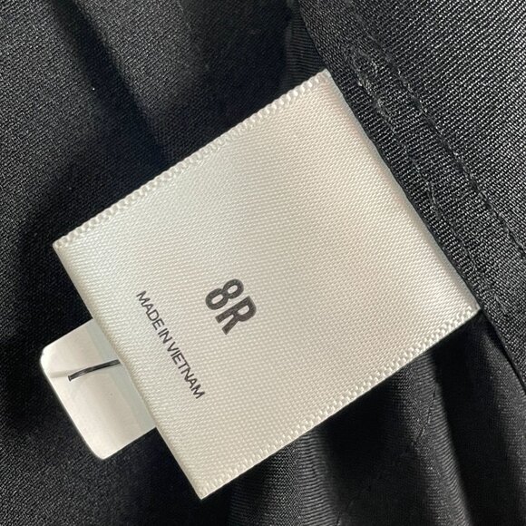 Express Womens 8R Editor Black Dress Pants Straight Leg Trousers Career Work - Picture 4 of 9